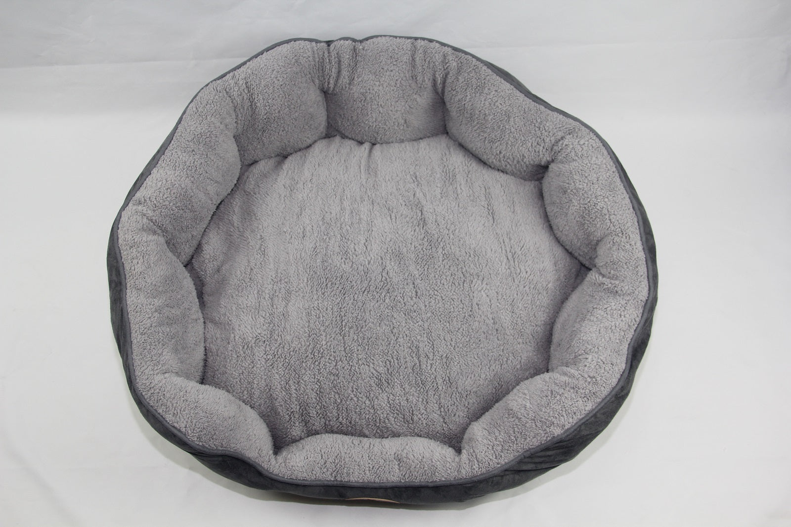 YES4PETS Blue / Grey Washable Fleece Soft Pet Dog Puppy Cat Bed-Large-Pet Care > Dog Supplies > Dog Beds-PEROZ Accessories