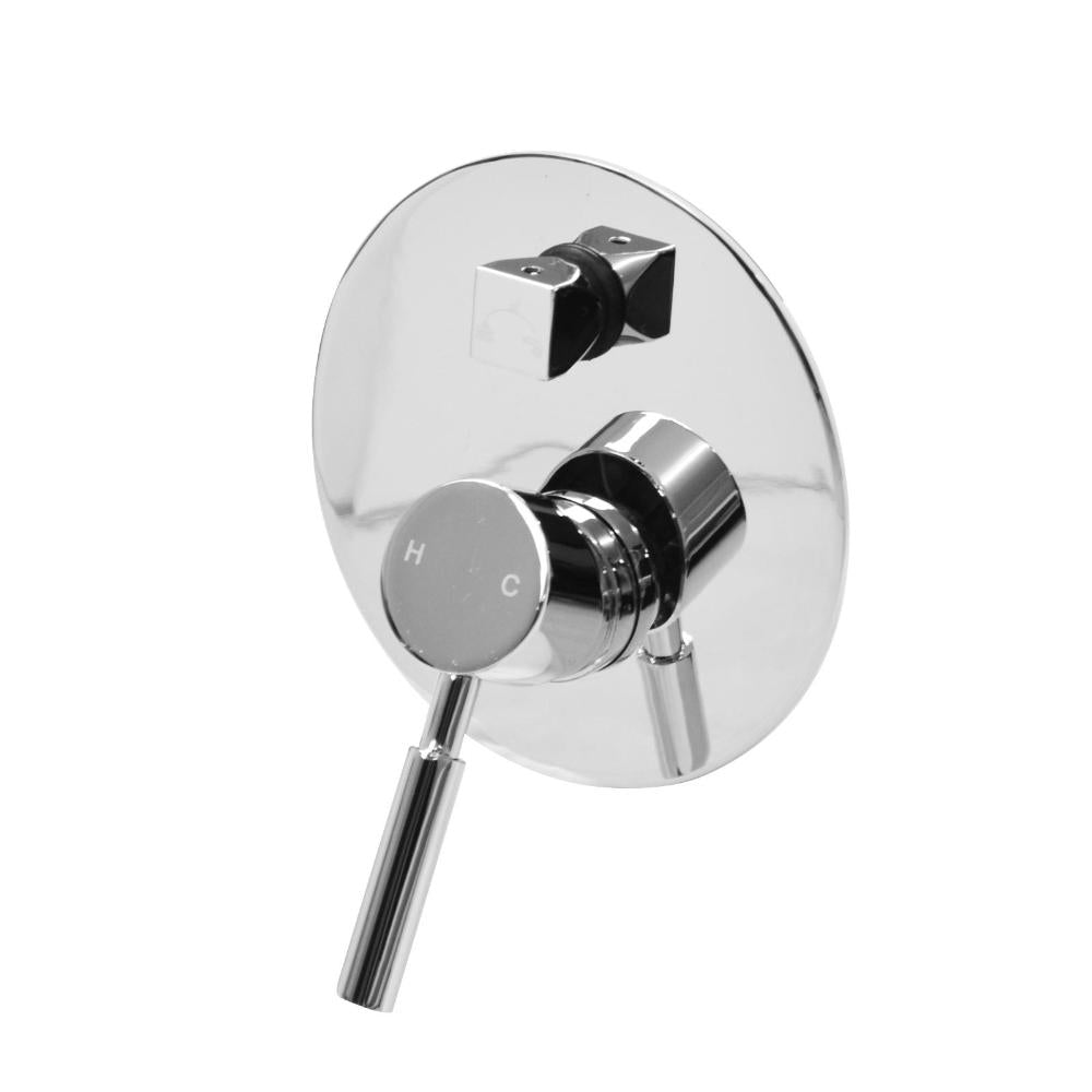 Chrome Shower Mixer Valves Wall Mounted-Shower Head-PEROZ Accessories
