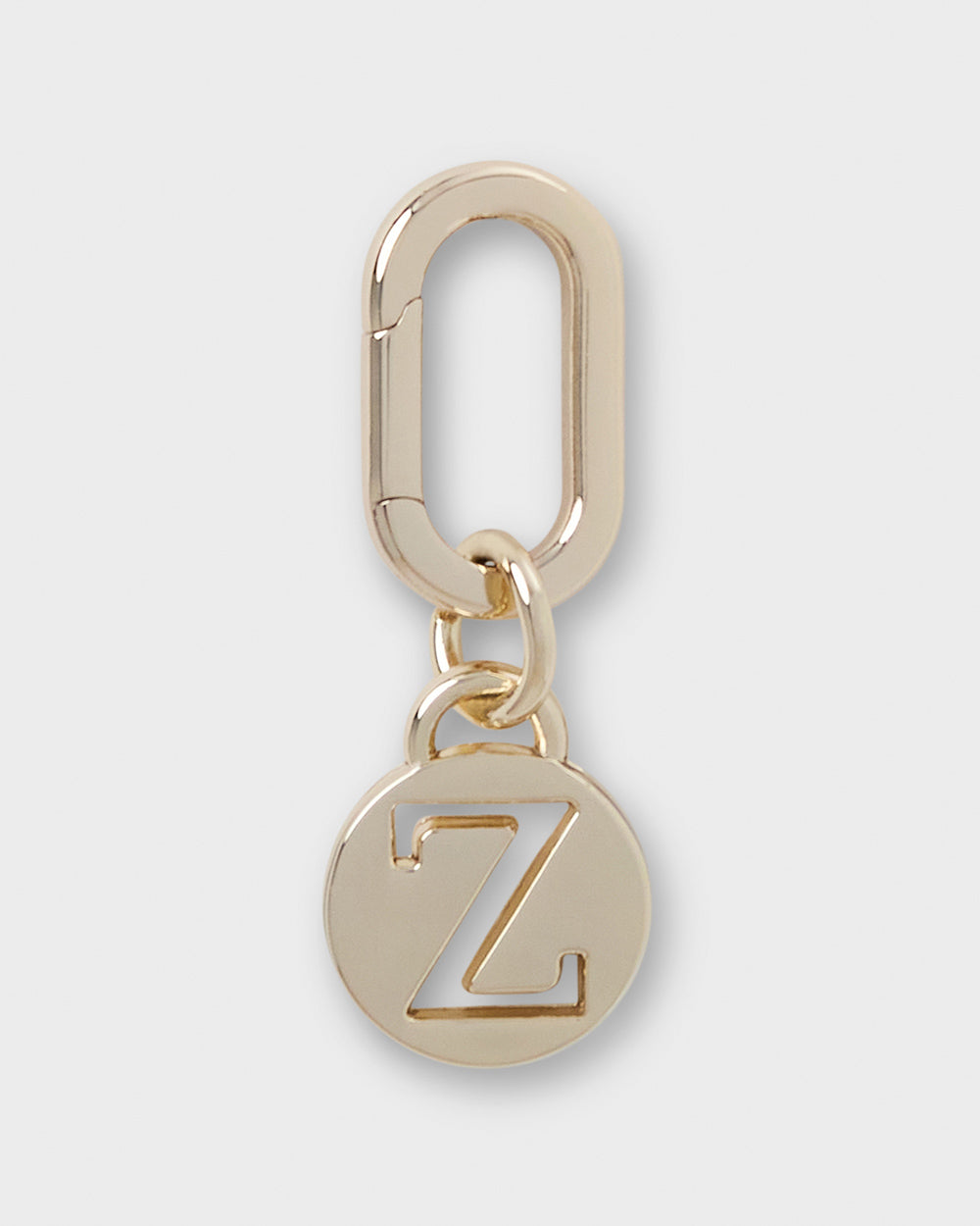 Letter Z Charm With Oval Hinge Ring Clip-Accessories-PEROZ Accessories