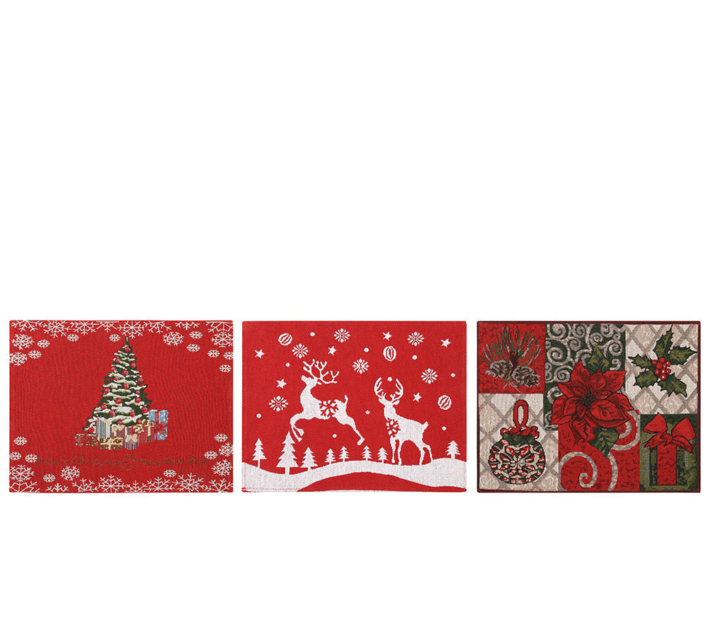 TARRAMARRA Christmas Placement Mat Two Pieces