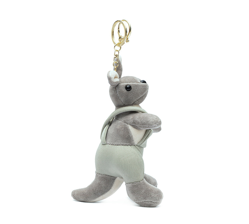 AUSTRALIAN SHEPHERD® Cute Plush Kangaroo Keyring-PEROZ Accessories