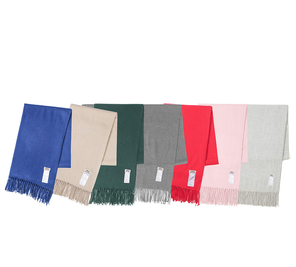 TARRAMARRA® Wool Blend Nonnie Plain Scarf-PEROZ Accessories