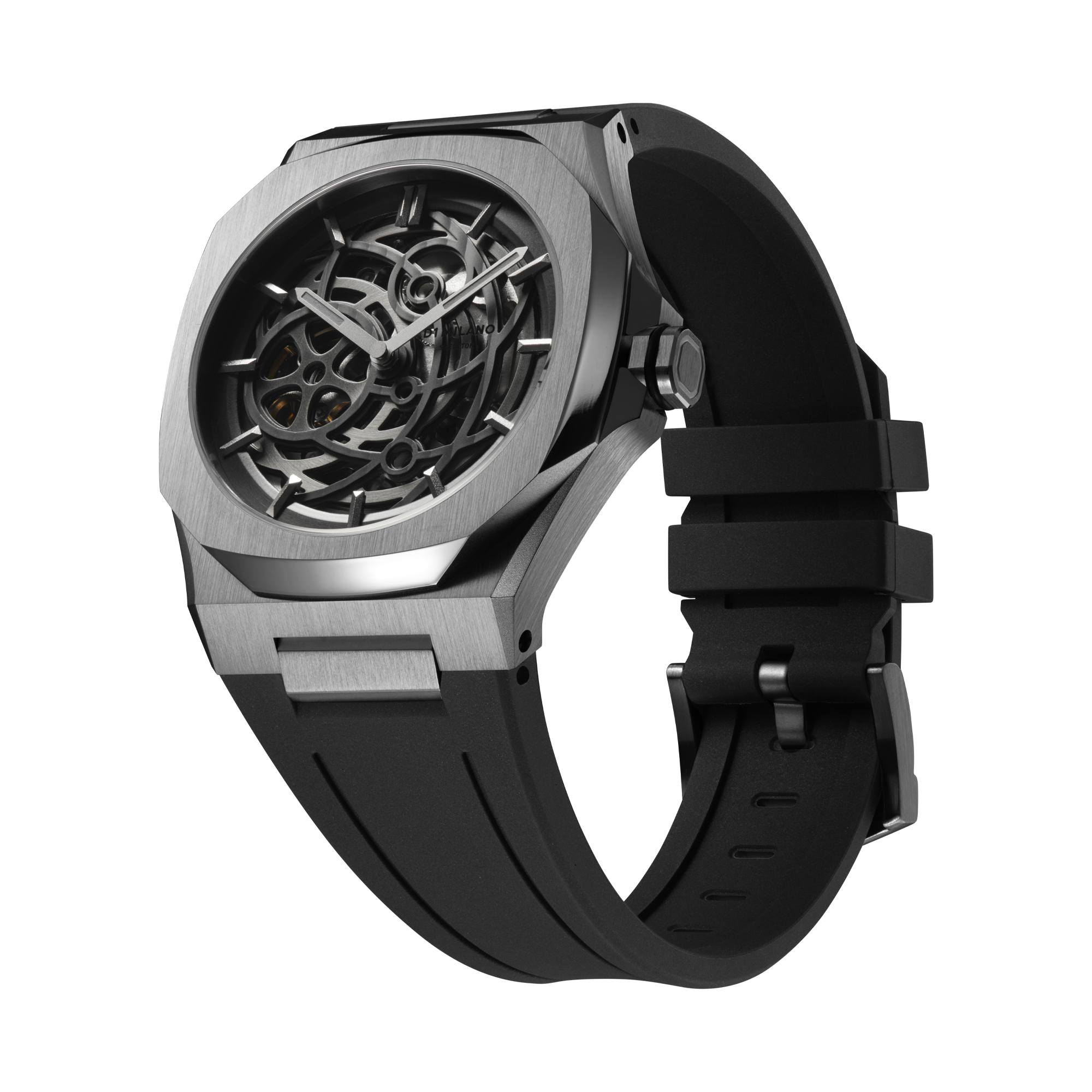 D1 Milano Gun Metal Automatic Watch-Automatic Watches-PEROZ Accessories