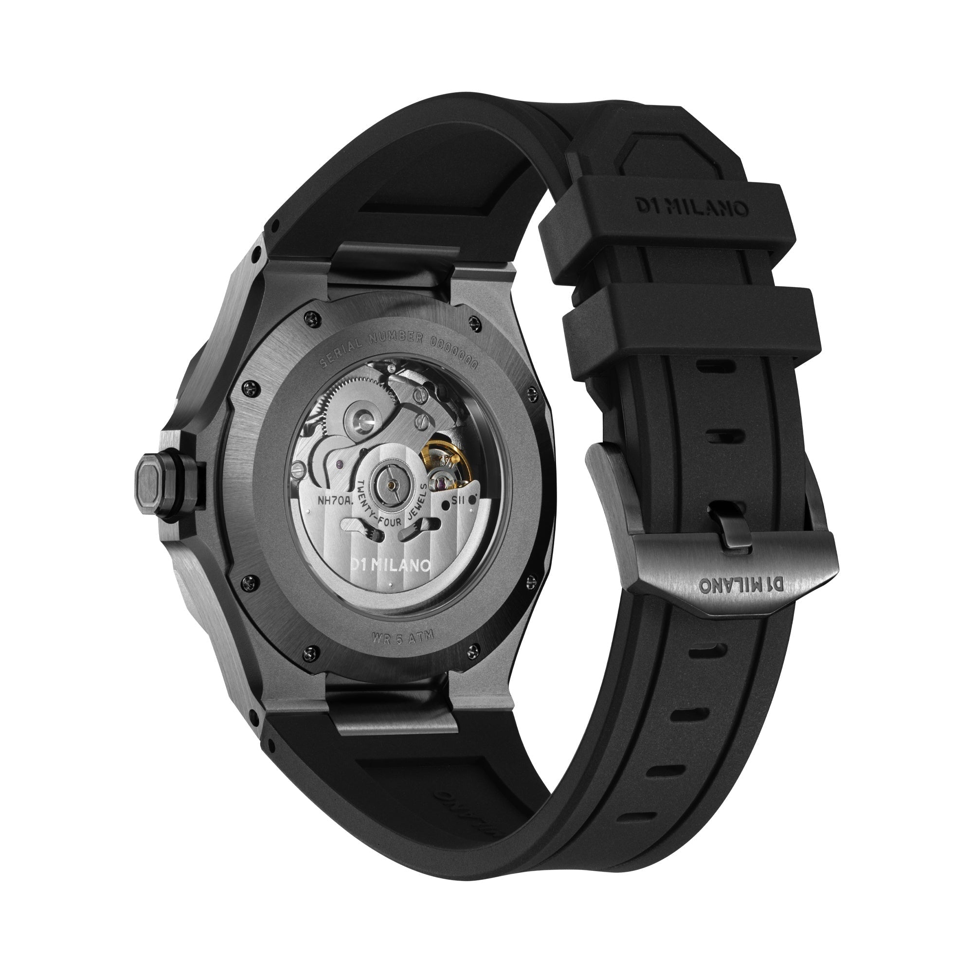 D1 Milano Gun Metal Automatic Watch-Automatic Watches-PEROZ Accessories