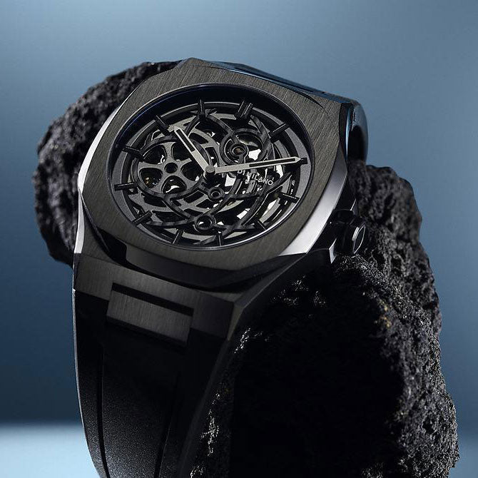 D1 Milano Gun Metal Automatic Watch-Automatic Watches-PEROZ Accessories