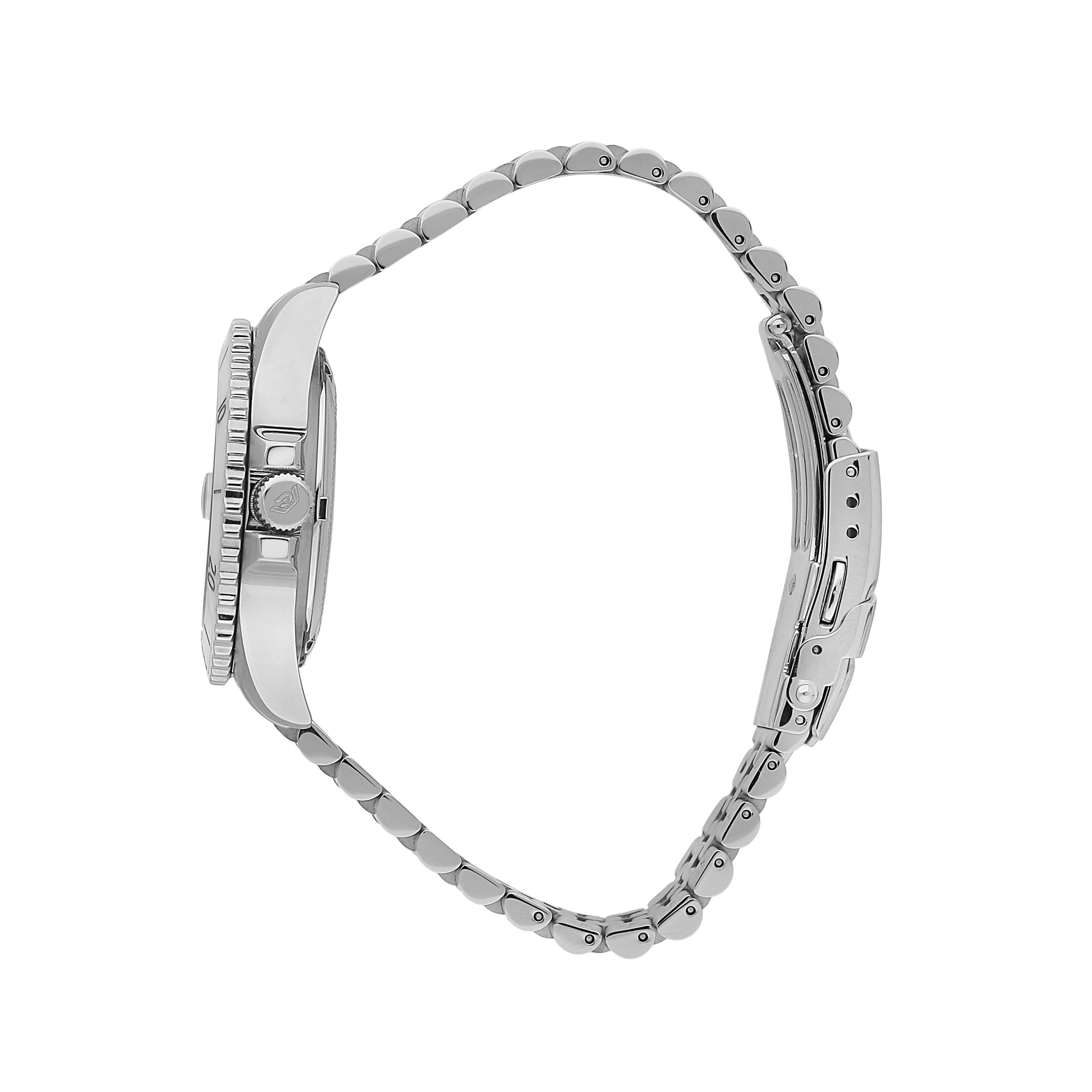 Philip Watch - Caribe Diving Silver Ladies Automatic Watch-Automatic Watches-PEROZ Accessories