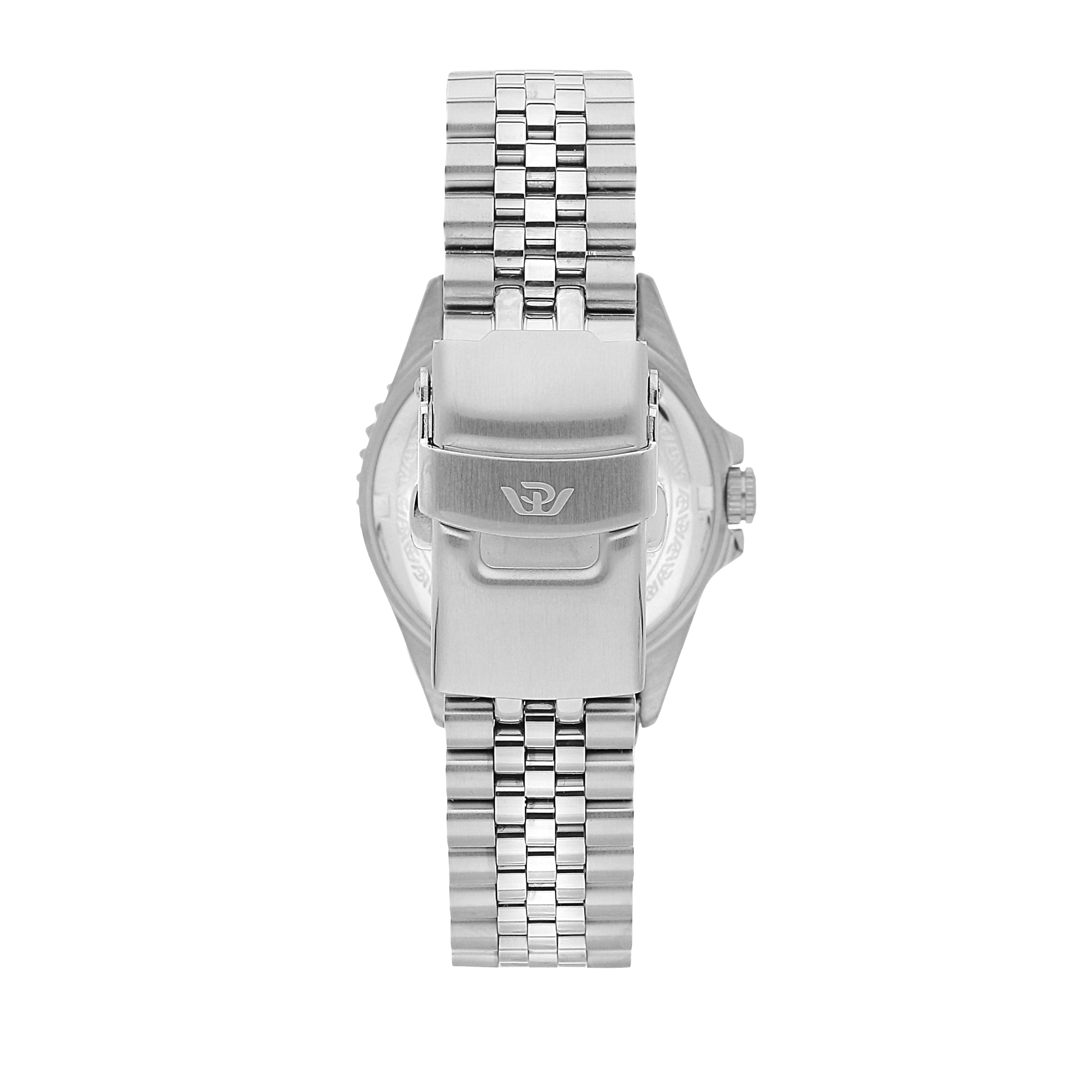 Philip Watch - Caribe Diving Silver Ladies Automatic Watch-Automatic Watches-PEROZ Accessories