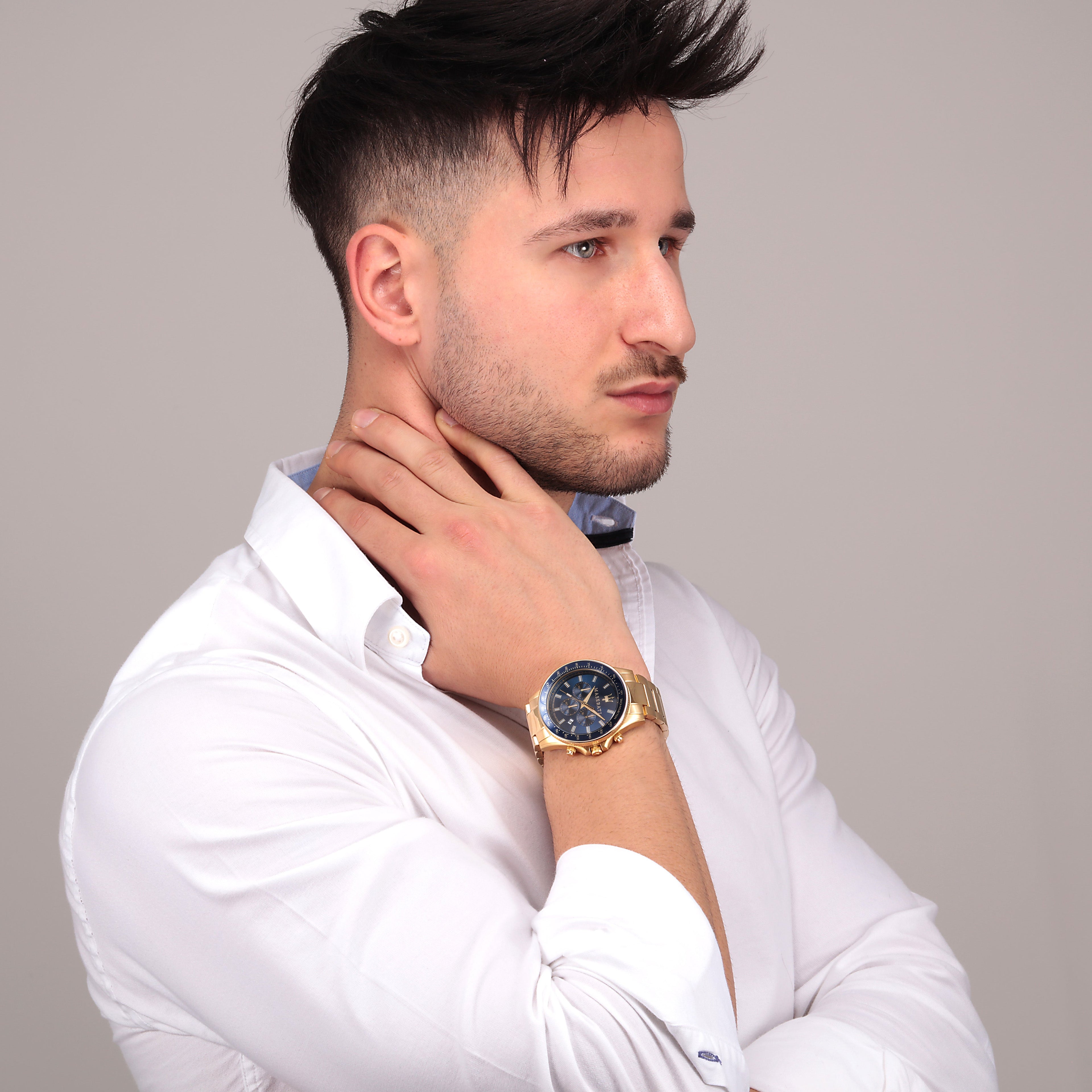 Maserati Sfida Gold Chronograph-PEROZ Accessories