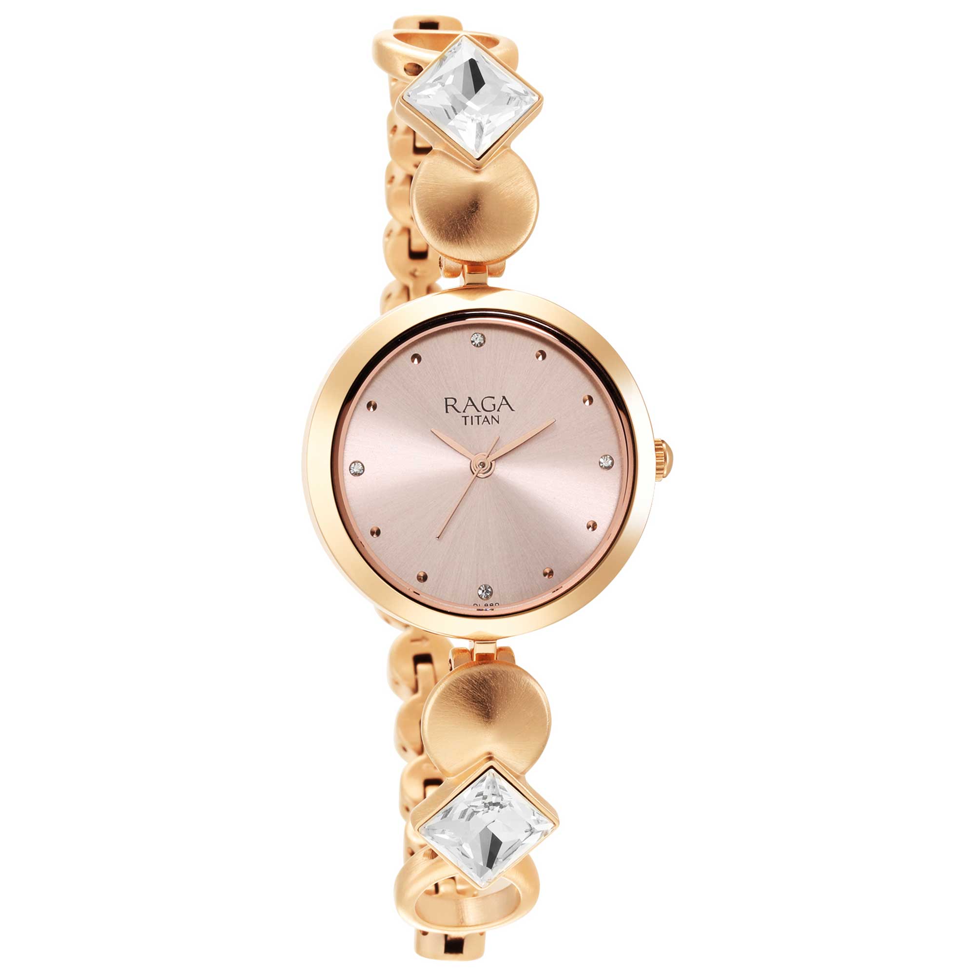 Titan Love All Pink Dial Analogue Metal Strap Watch for Women-PEROZ Accessories