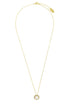 OPAL GLOW MARRINAWI WHITE CREATED OPAL PENDANT GOLD-PEROZ Accessories