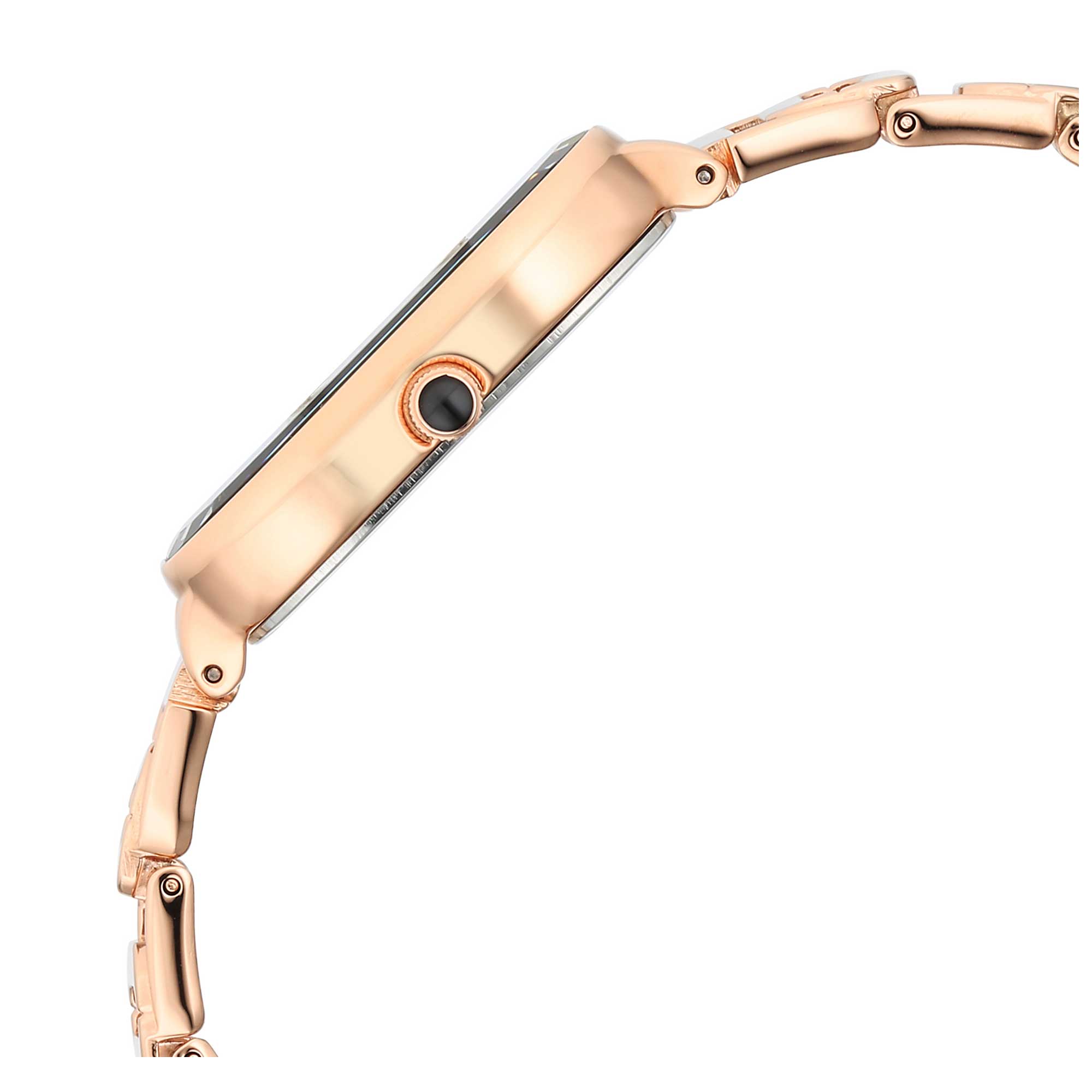 Titan Raga Chic Quartz Analogue Black Dial Rose Gold Metal Strap Watch for Women-PEROZ Accessories