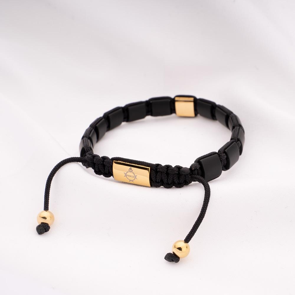 Matt Onyx Beaded Bracelet for Men | PEROZ Australia
