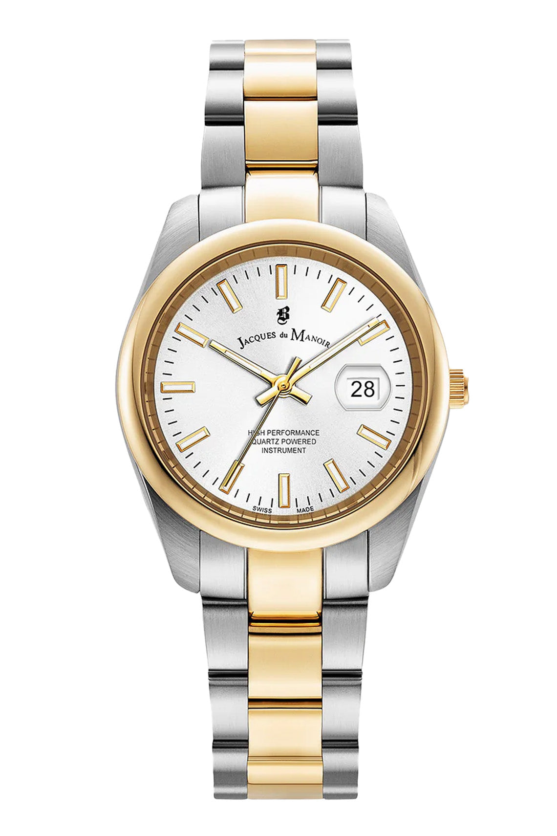 Jacques Du Manoir Swiss Inspiration Allure 32mm Two Tone Stainless Strap Watch-PEROZ Accessories