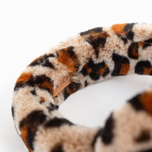 Ugg Sheepskin Earmuff Leopard-Earmuffs-PEROZ Accessories