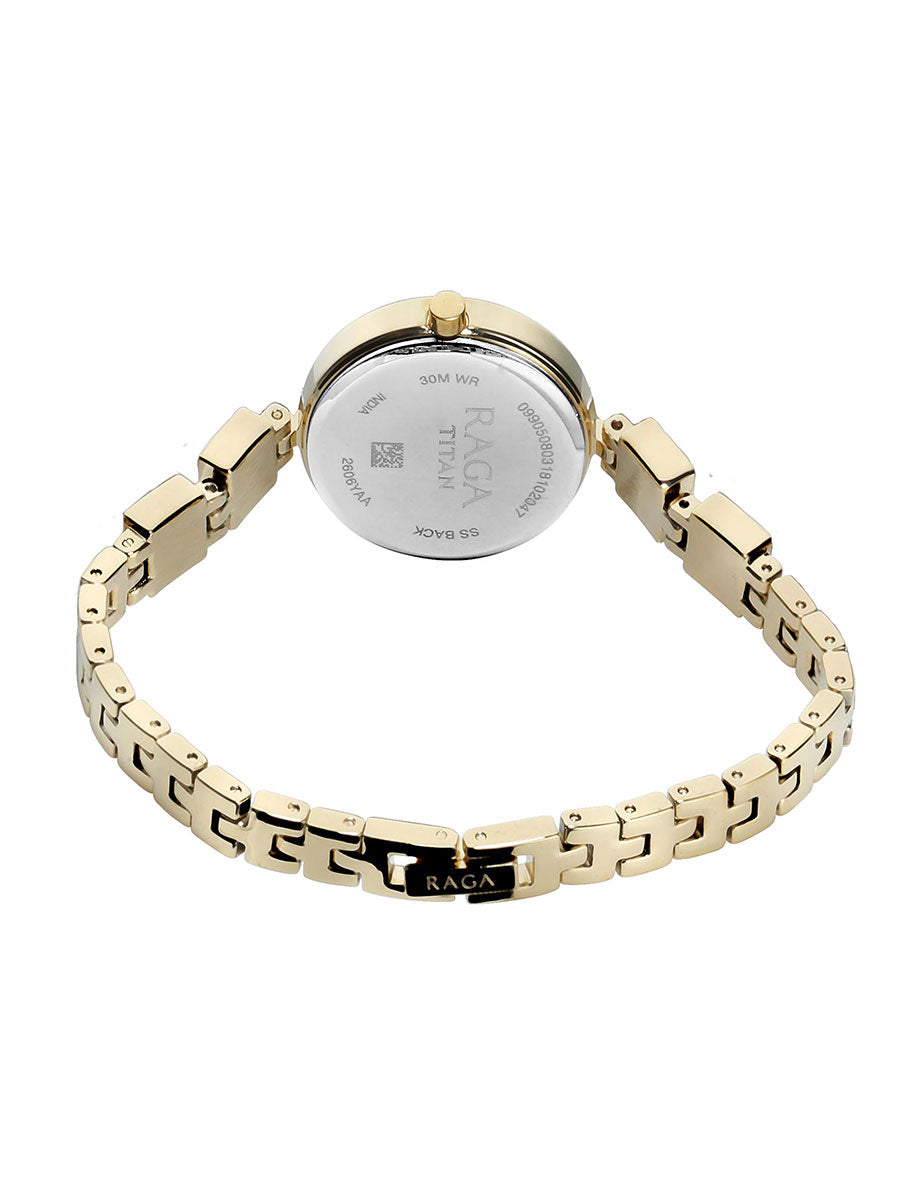 Titan Raga Viva Analogue Silver Dial Metal Strap Women Watch-PEROZ Accessories