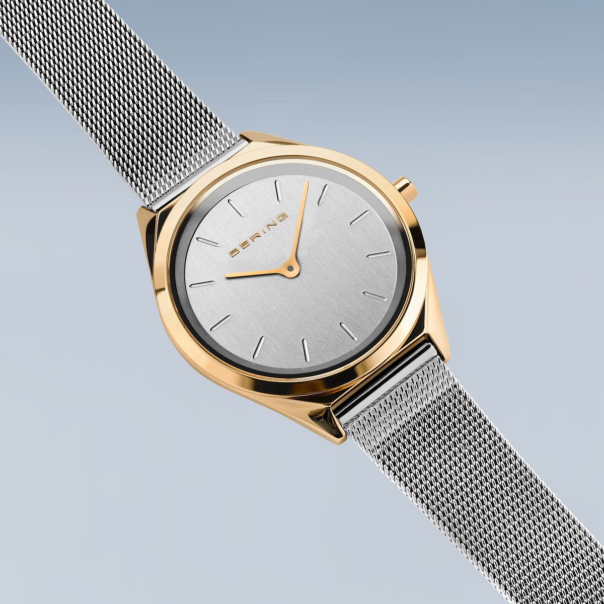 Bering Ladies Ultra Slim Silver Watch-PEROZ Accessories