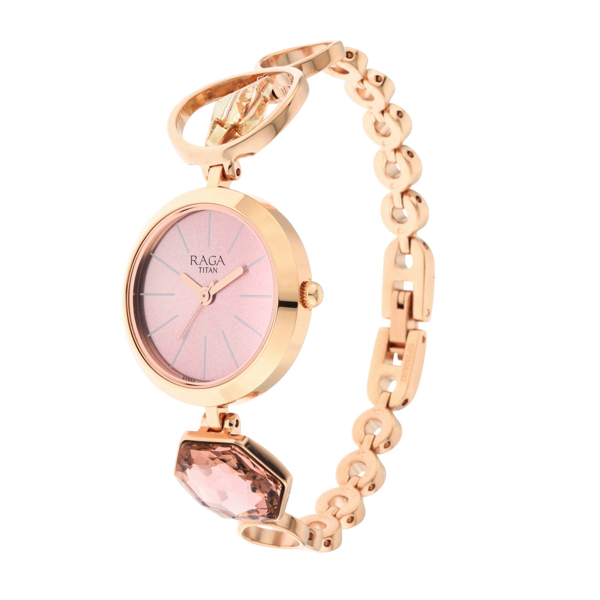 Titan Raga Moments Of Joy Mother of Pearl Dial Women Watch With Metal Strap-PEROZ Accessories