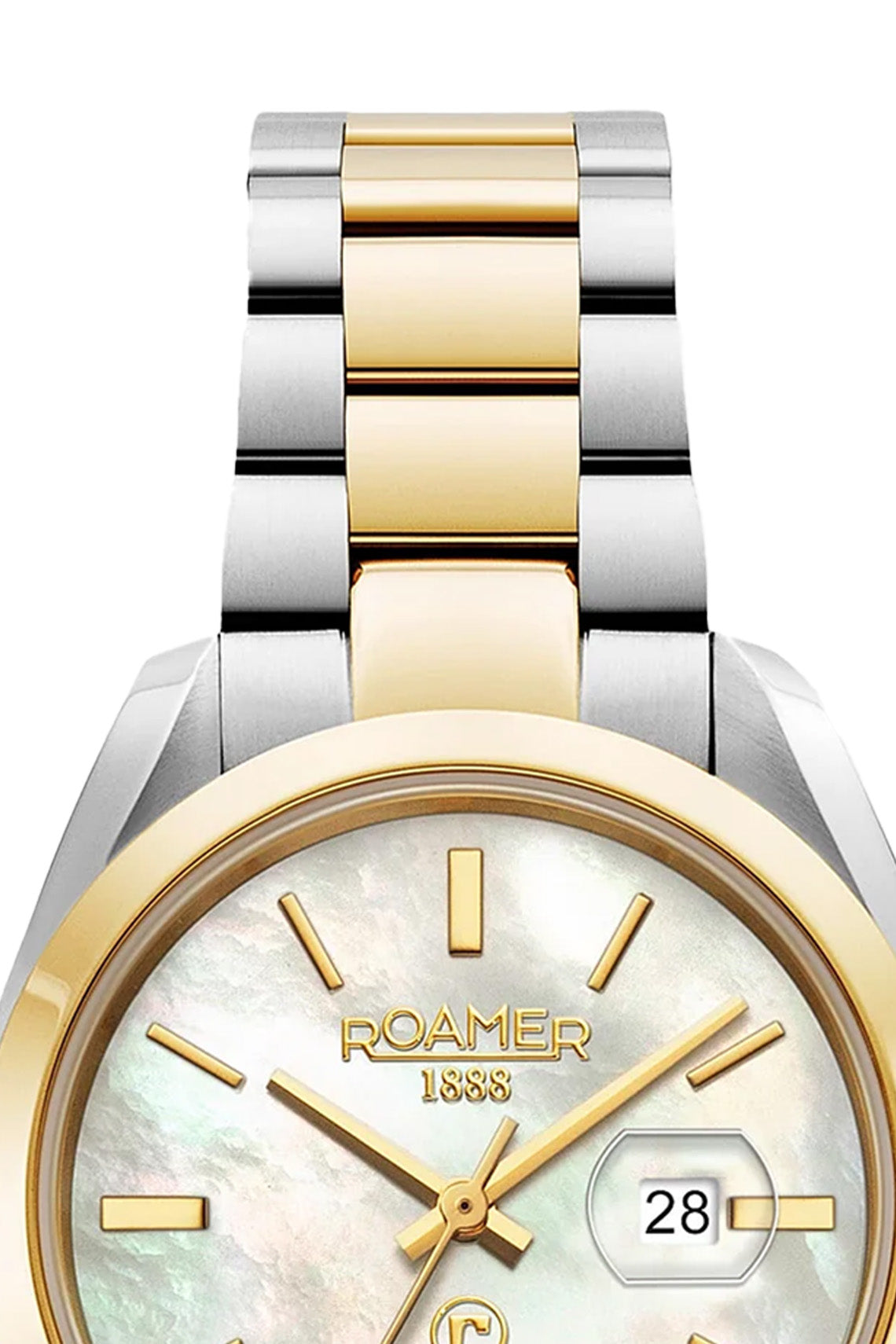 Roamer Montalbano Ladies 31mm Two Tone Stainless Steel Strap Watch-PEROZ Accessories