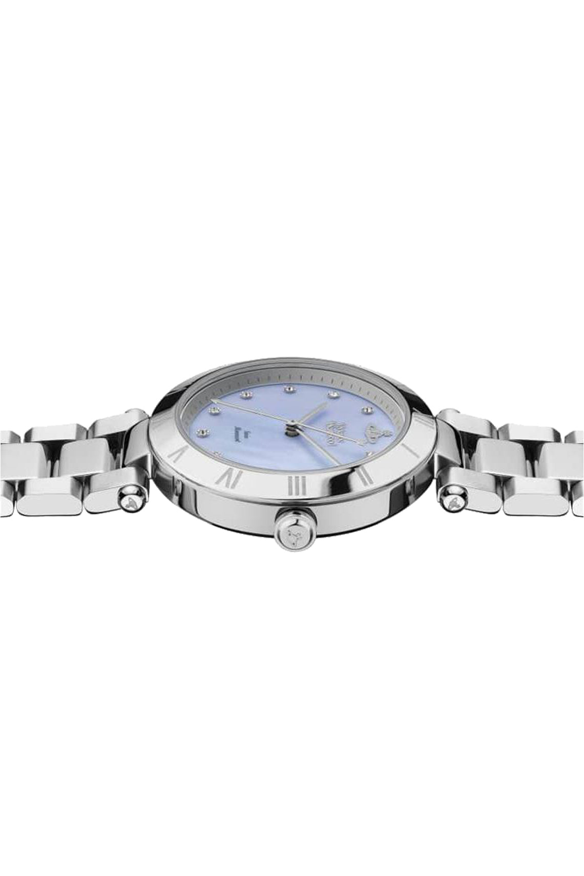 Vivienne Westwood Montague Blue 35mm Silver Watch-PEROZ Accessories