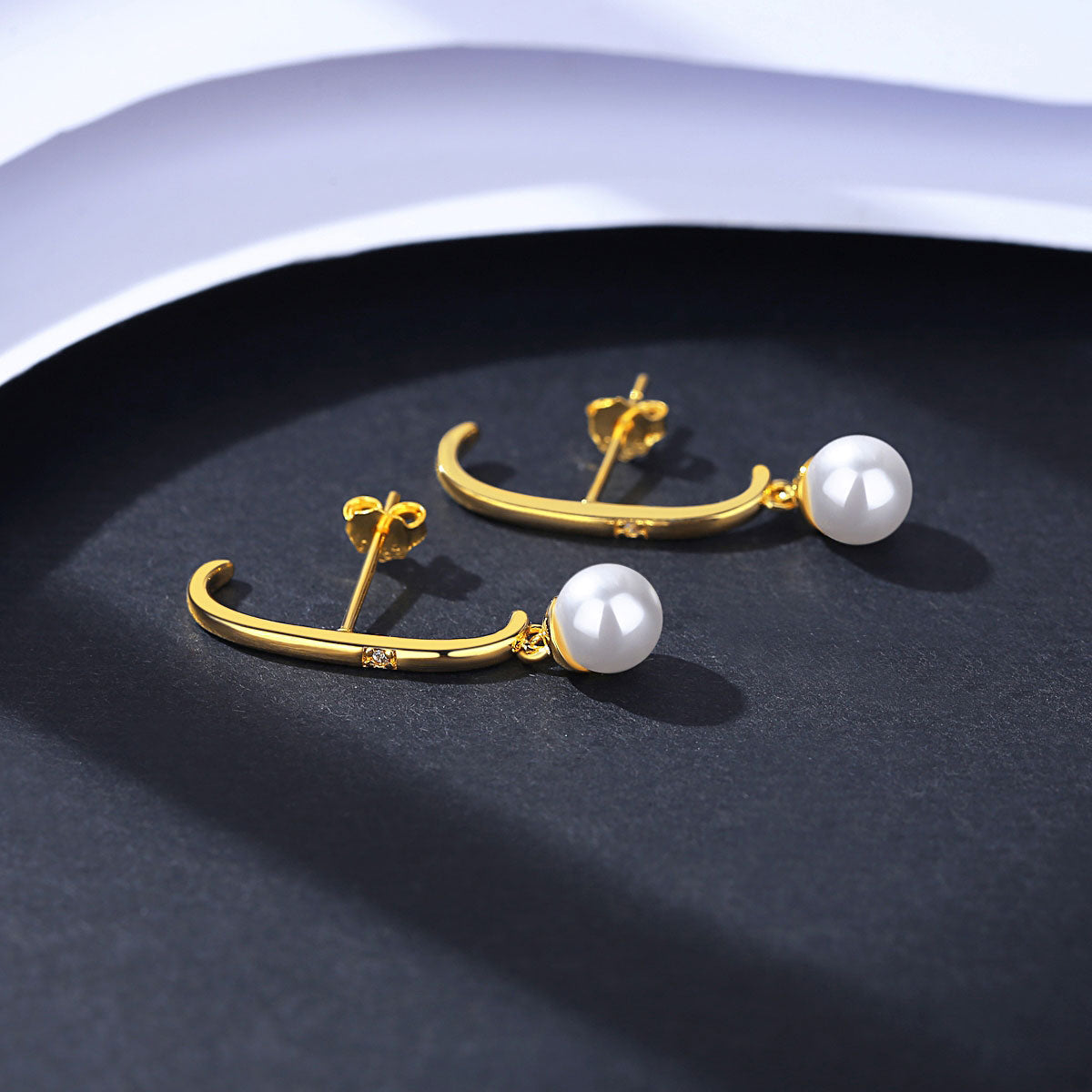 Shaylie - Gold Drop Earrings for Women-Earrings-PEROZ Accessories