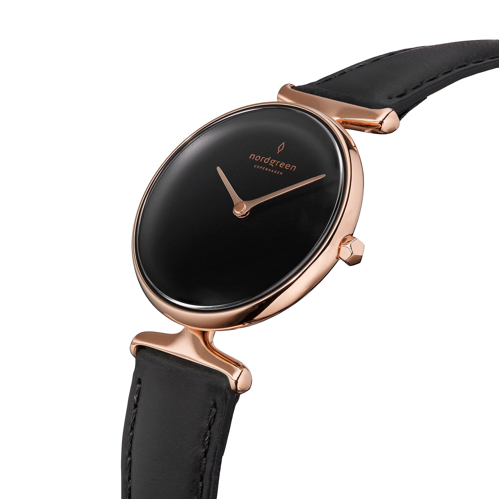 Nordgreen Unika 32mm Rose Gold Black Watch-PEROZ Accessories