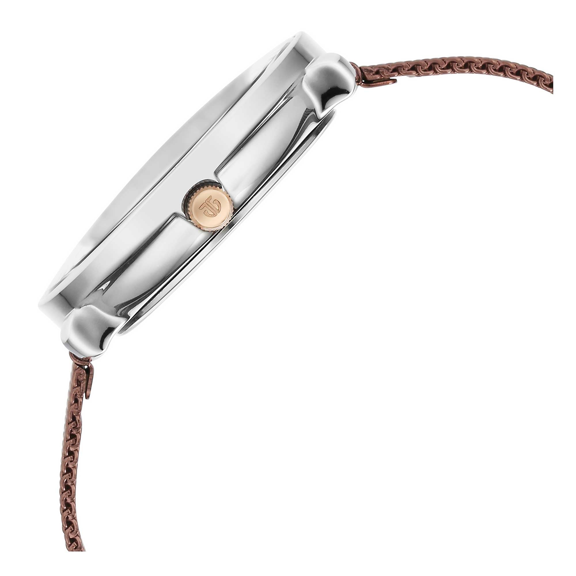 Titan Noir Brown Dial Analogue Stainless Steel Strap Watch for Women-PEROZ Accessories