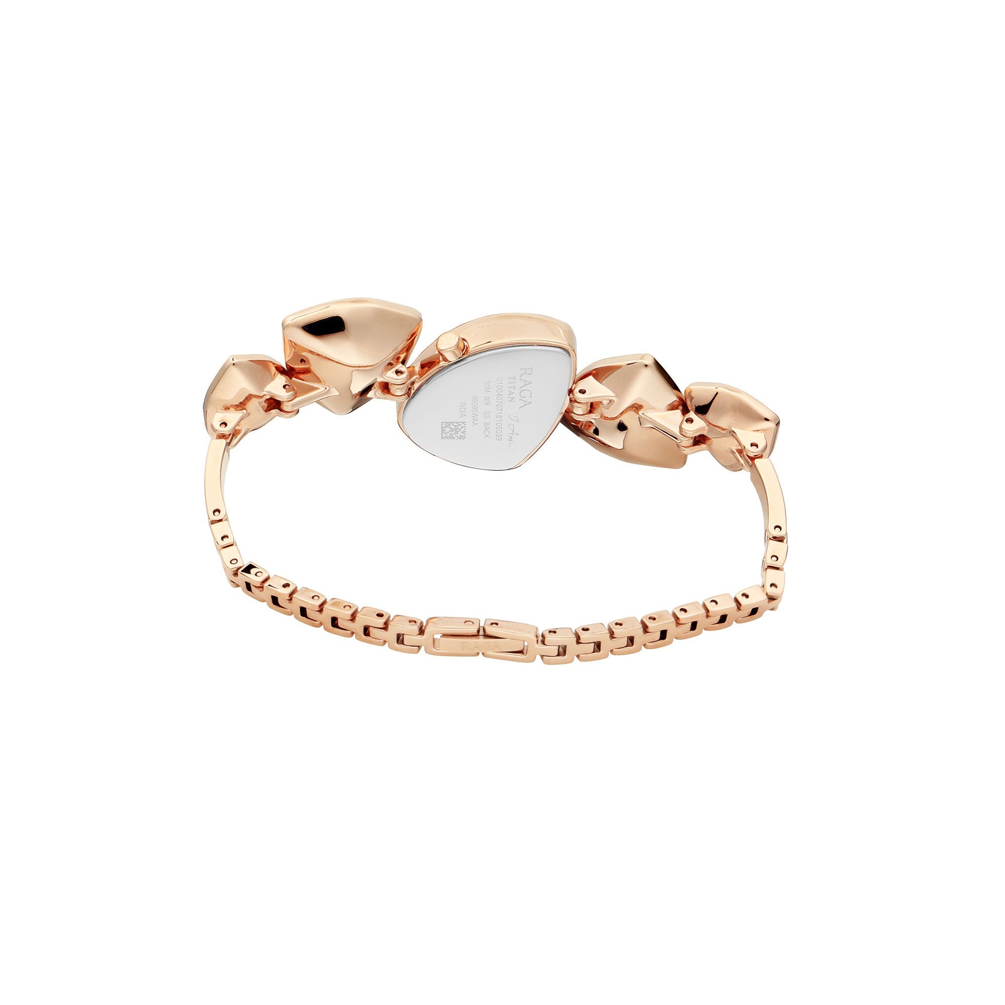 Titan Raga I Am Maroon Dial Women Watch With Metal Strap-PEROZ Accessories