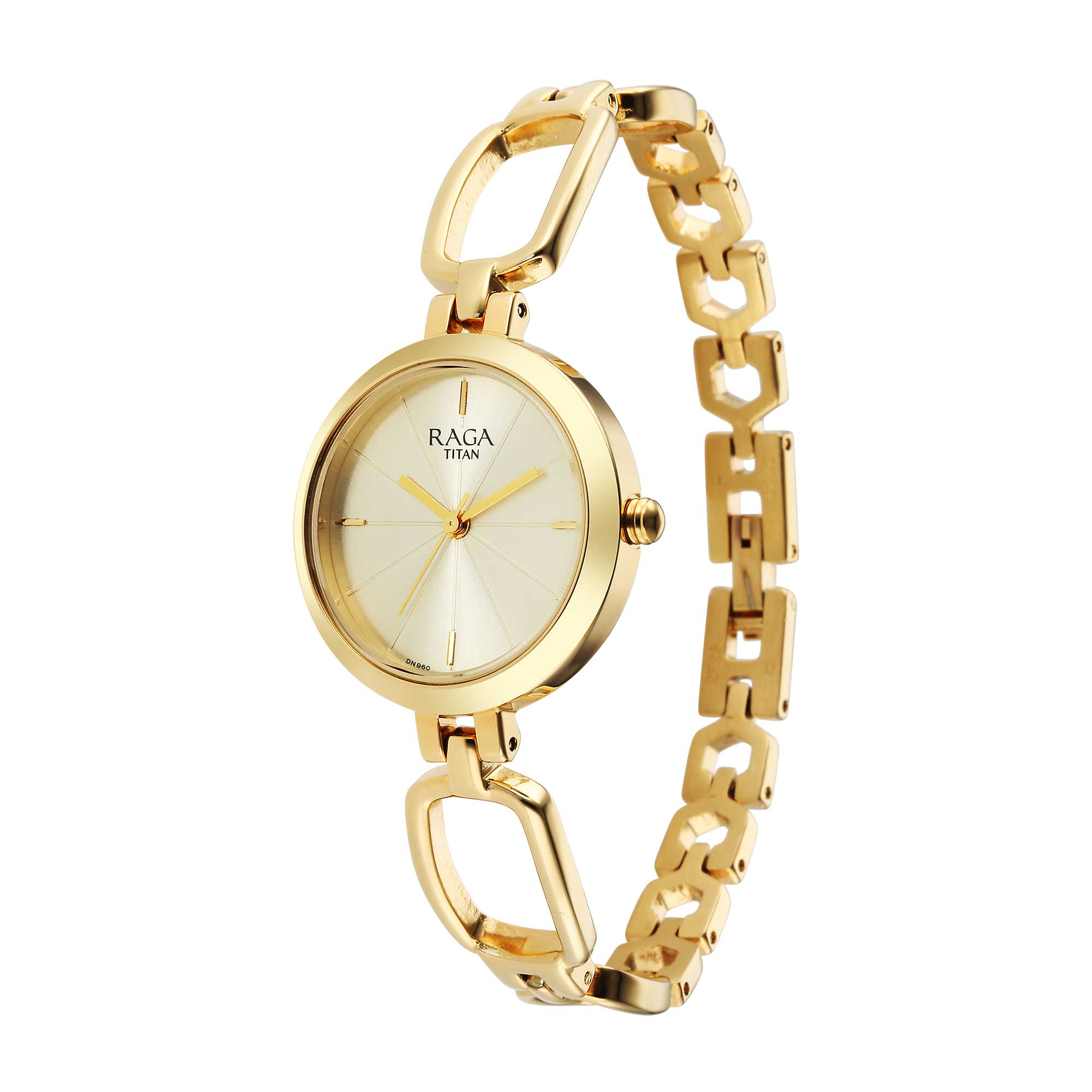 Titan Raga Champagne Dial Watch for Women-PEROZ Accessories