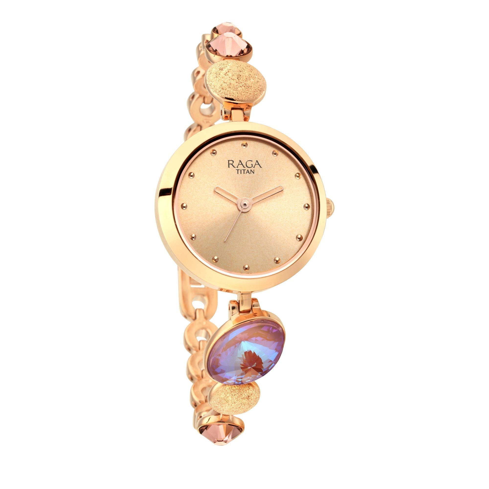 Titan Raga Moments Of Joy Mother of Pearl Dial Women Watch With Metal Strap-PEROZ Accessories