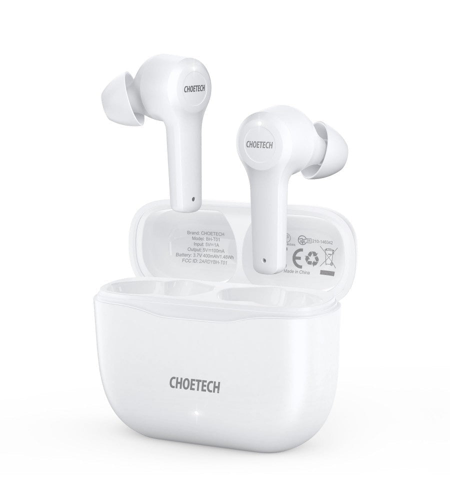 CHOETECH BH-T01 Bluetooth True Wireless Earbuds-Headphones-PEROZ Accessories