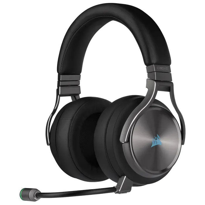 Corsair Virtuoso Wireless RGB SE Gunmetal 7.1 Headset. High Fidelity Ultra Comfort, supports USB and 3.5mm Gaming Headset-Headphones-PEROZ Accessories