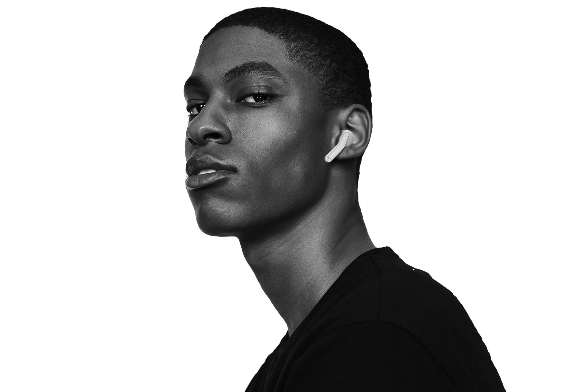 HYPHEN Wireless Earbuds Bluetooth Headphone Grey Color-Headphones-PEROZ Accessories