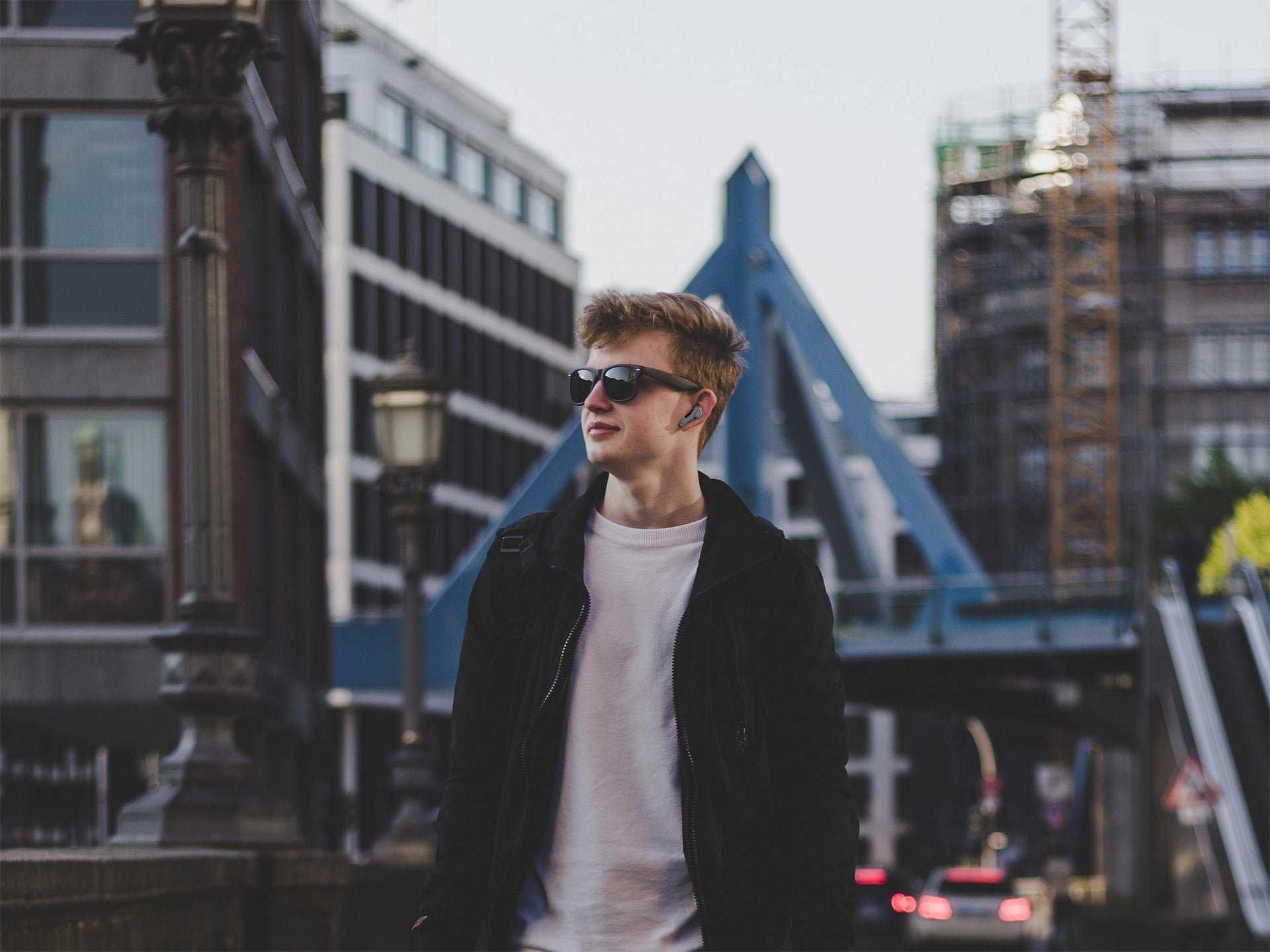 HYPHEN Wireless Earbuds Bluetooth Headphone Grey Color-Headphones-PEROZ Accessories