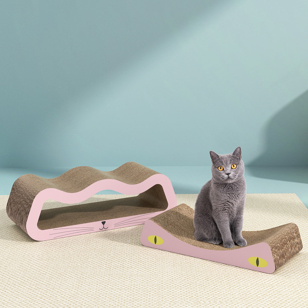 i.Pet Cat Scratching Board Scratcher Cardboard Kitten Indoor Climbing Pad Catnip-Pet Care > Cat Supplies > Cat Scratchers-PEROZ Accessories