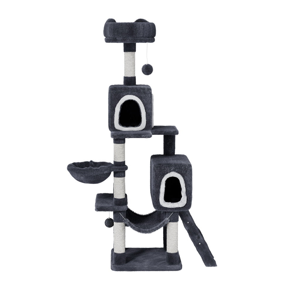 i.Pet Cat Tree 168cm Tower Scratching Post Scratcher Condo House Hanging Toy Bed-Pet Care > Cat Supplies > Cat Scratching Posts-PEROZ Accessories
