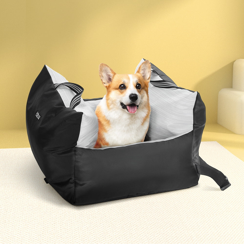 i.Pet Dog Car Seat Booster Cover Dog Bed Portable Waterproof Belt Non Slip-Auto Accessories > Auto Accessories Others > Automotive Decor-PEROZ Accessories
