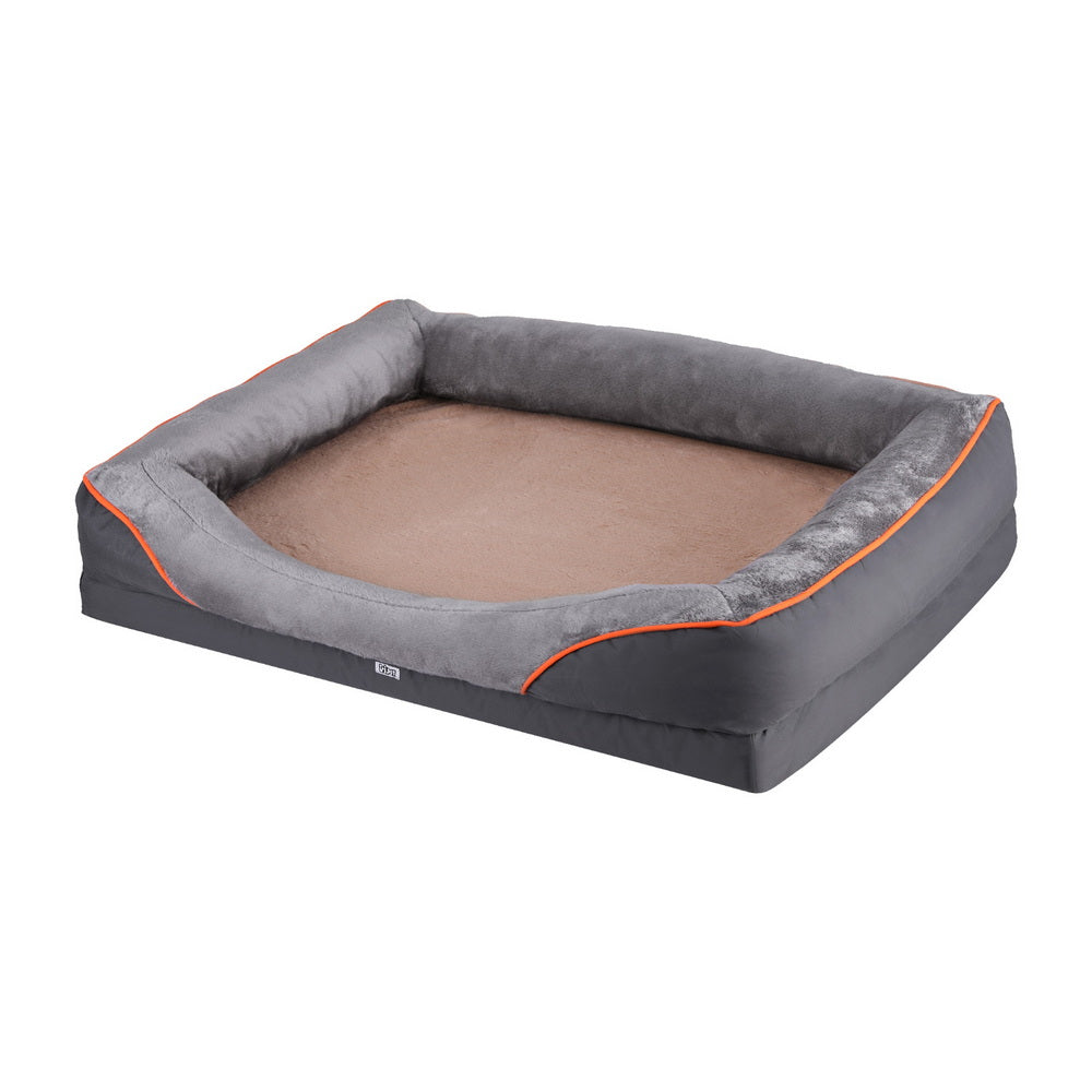 i.Pet Pet Bed Orthopedic Washable Dog Bed Plush Fleece Sofa Cushion Mat-Pet Care > Dog Supplies > Dog Beds-PEROZ Accessories