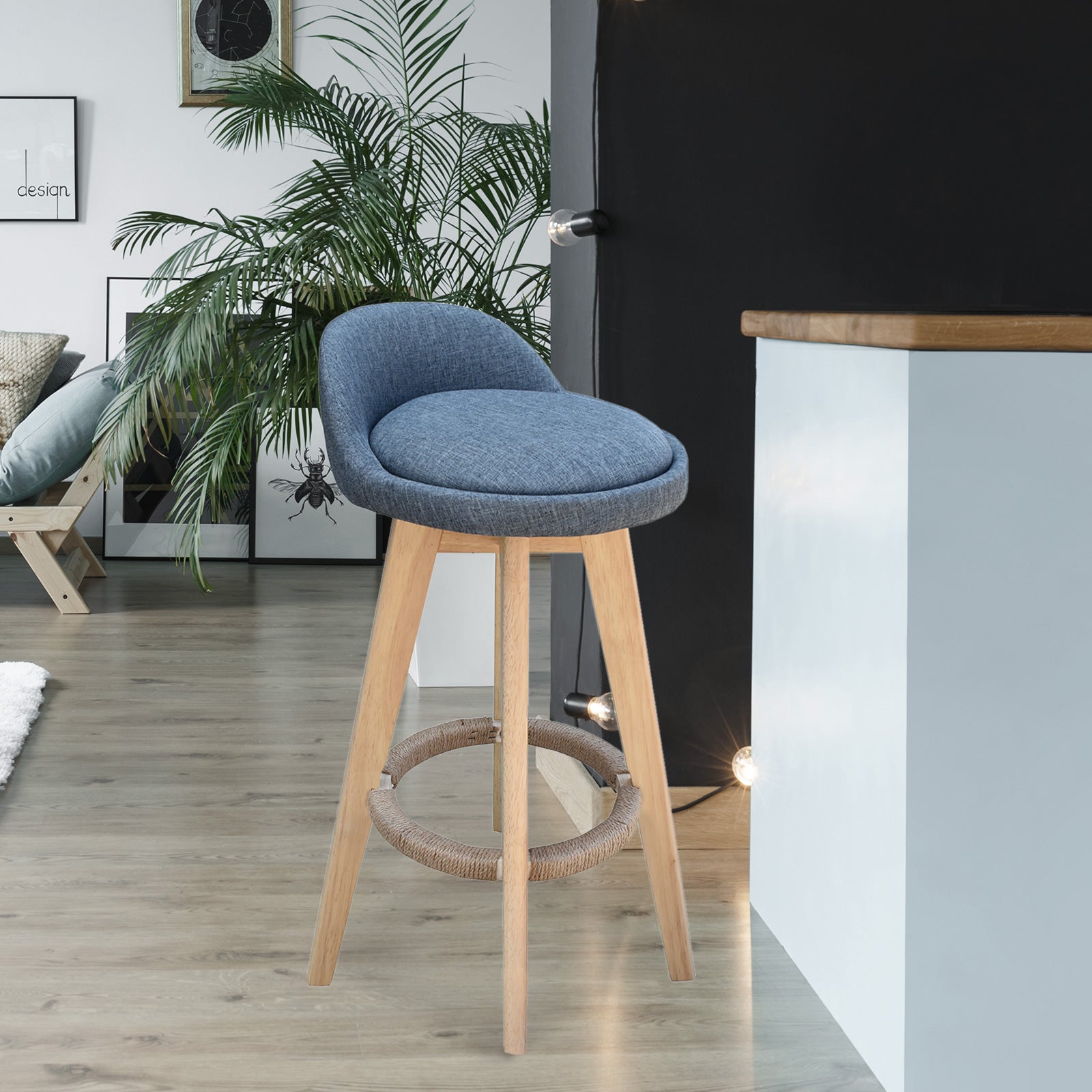 Milano Decor Phoenix Barstool Chairs Kitchen Dining Chair Bar Stool-Stools-PEROZ Accessories
