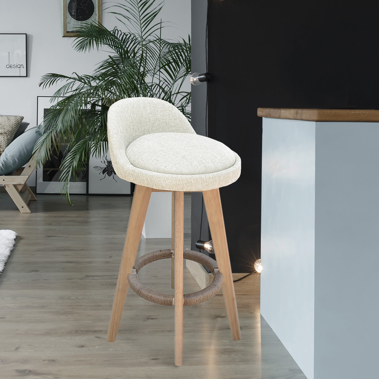 Milano Decor Phoenix Barstool Chairs Kitchen Dining Chair Bar Stool-Stools-PEROZ Accessories