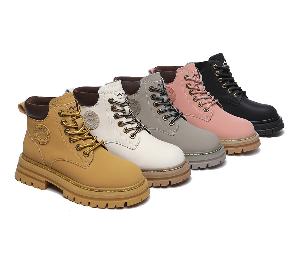 TARRAMARRA® Women Leather Lace Up Chunky Boots Stephanie-PEROZ Accessories