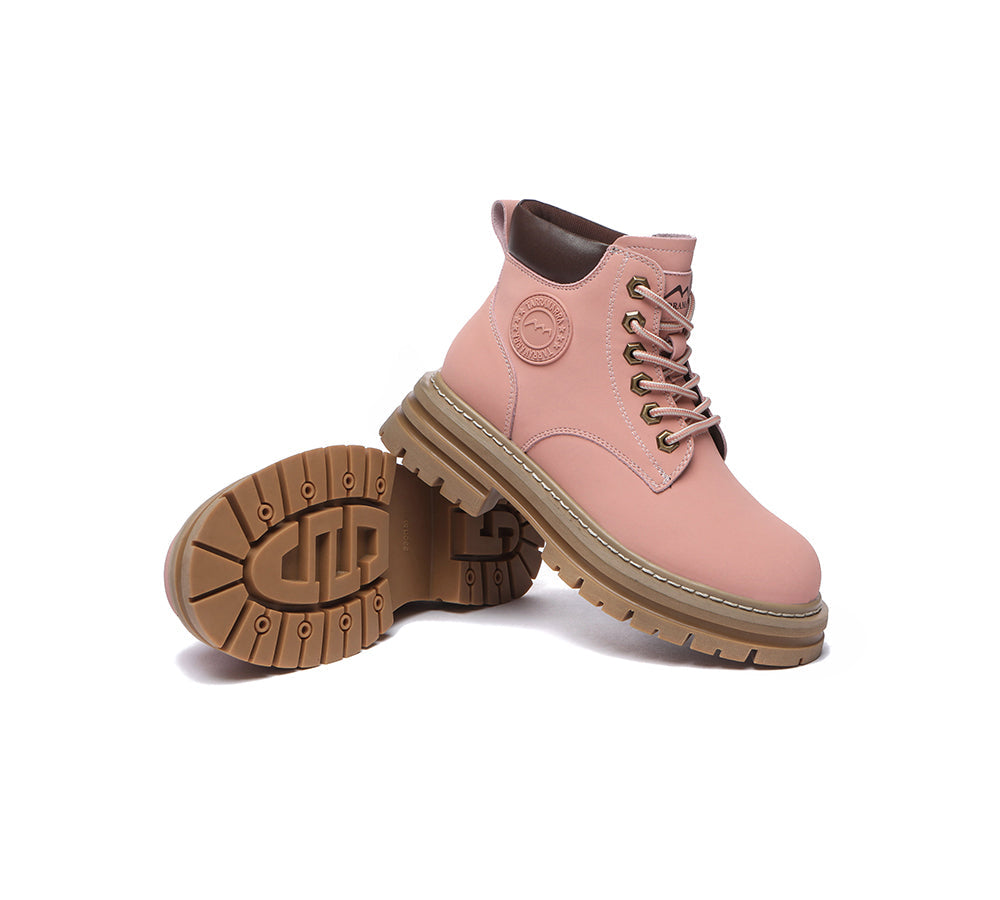 TARRAMARRA® Women Leather Lace Up Chunky Boots Stephanie-PEROZ Accessories