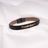 Angelica Black Leather Bracelet