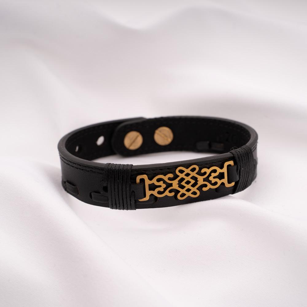 PEROZ | Minerva Black Leather Bracelet