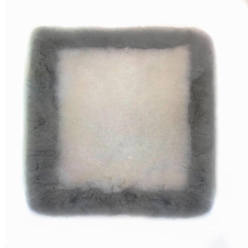 Genuine Australian Sheepskin Soft Border Cushion-PEROZ Accessories