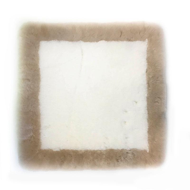 Genuine Australian Sheepskin Soft Border Cushion-PEROZ Accessories