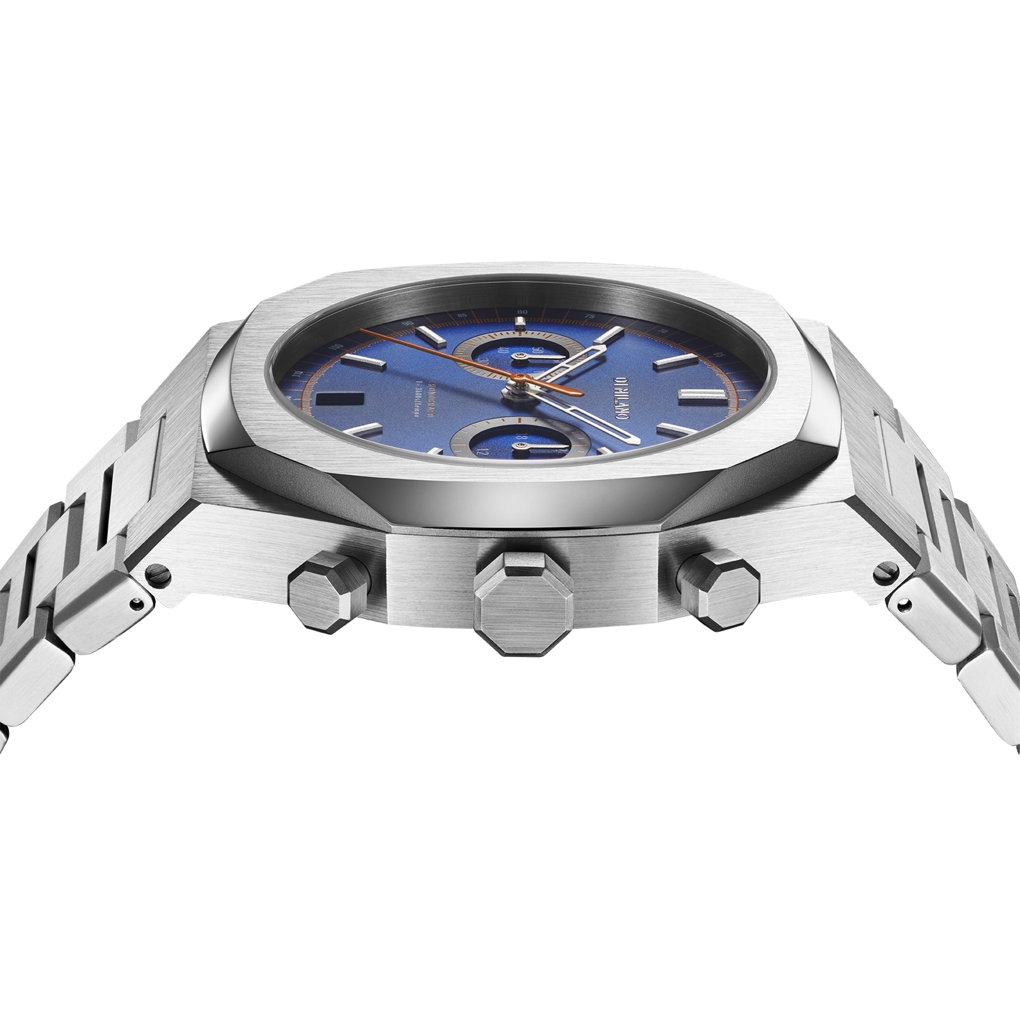 D1 Milano Royal Blue Chronograph Watch-Quartz Watches-PEROZ Accessories