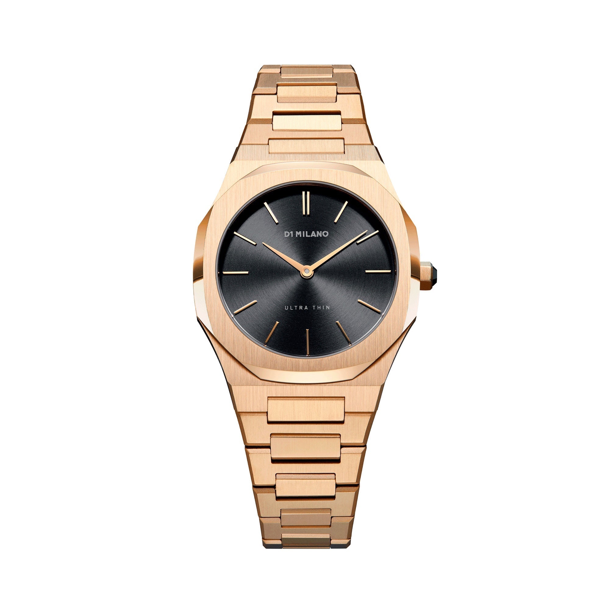 D1 Milano Ultra Slim 34mm Gold Night Watch-Quartz Watches-PEROZ Accessories