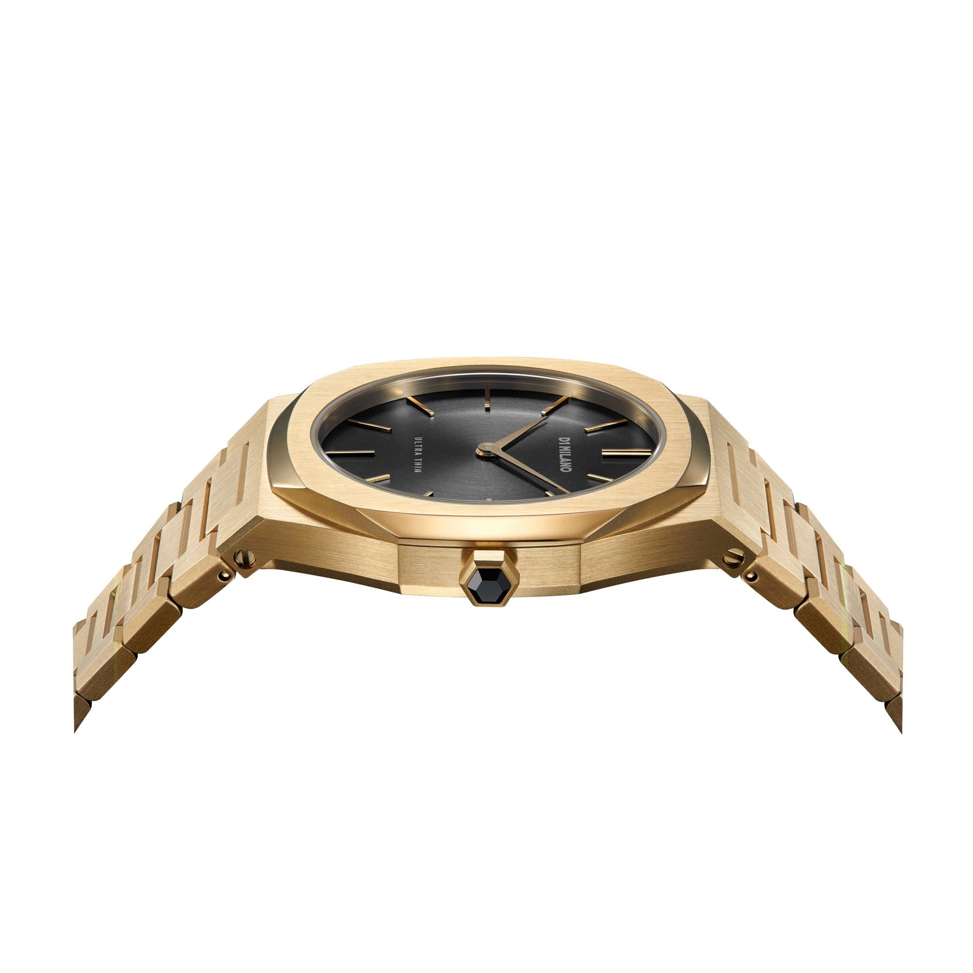 D1 Milano Ultra Slim 34mm Gold Night Watch-Quartz Watches-PEROZ Accessories