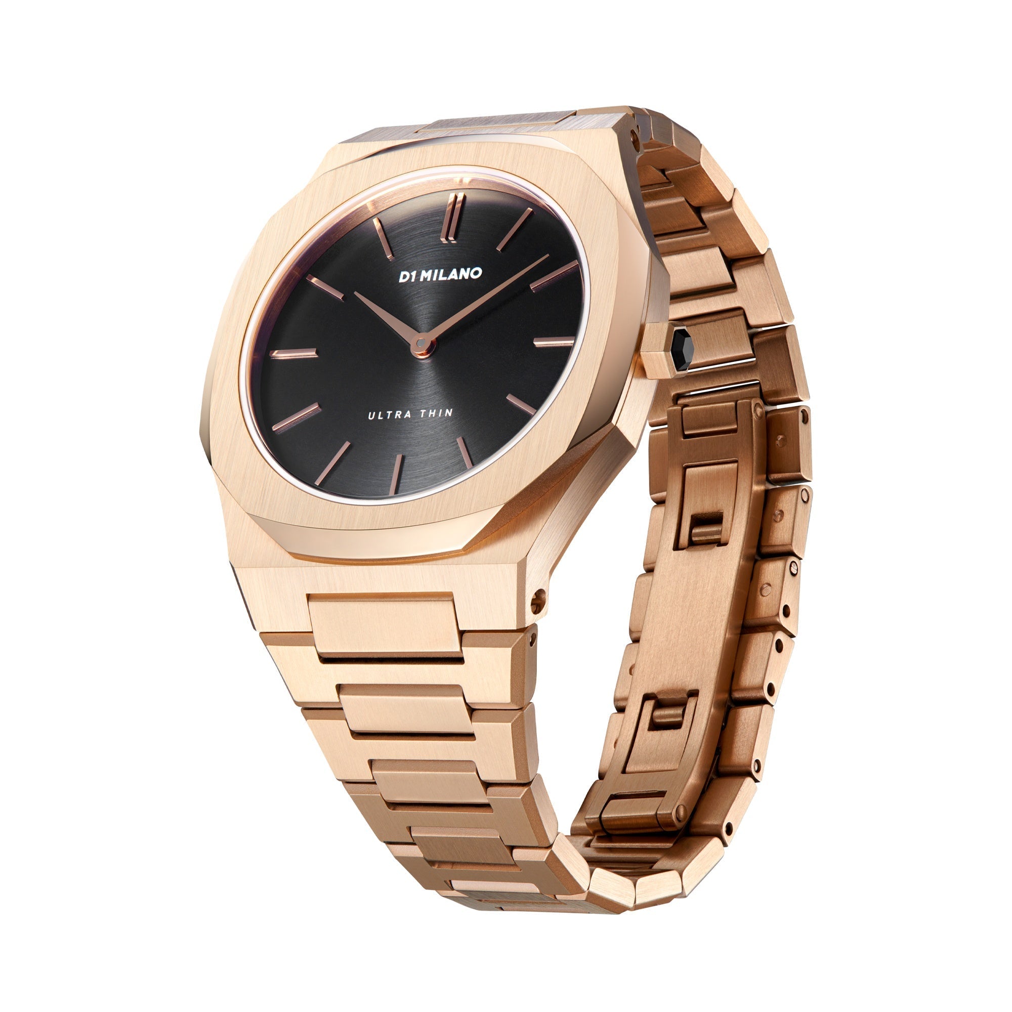 D1 Milano Ultra Slim 34mm Gold Night Watch-Quartz Watches-PEROZ Accessories