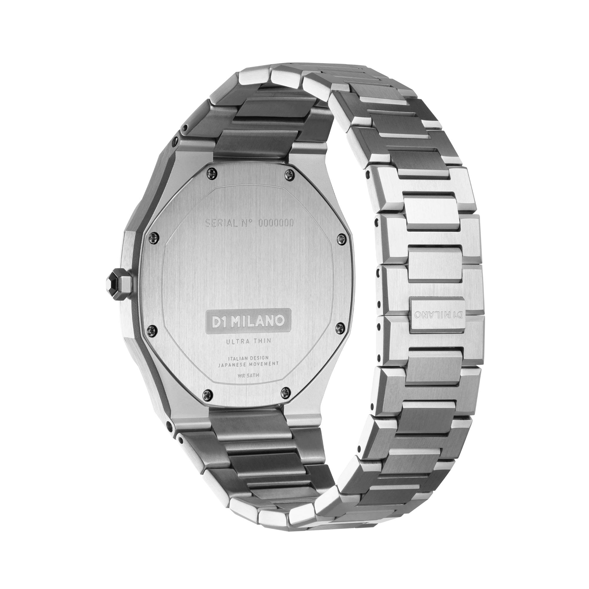 D1 Milano Ultra Slim 40mm Geo Watch-Quartz Watches-PEROZ Accessories